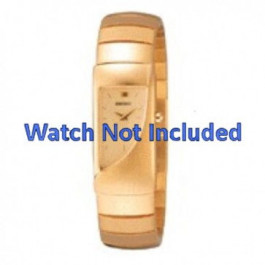 Uhrenarmband Seiko 1N00-6F90 / SXJR78P1 Stahl Vergoldet